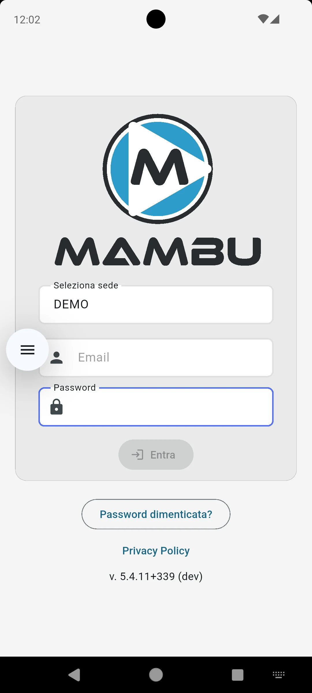 MAMBU screenshot