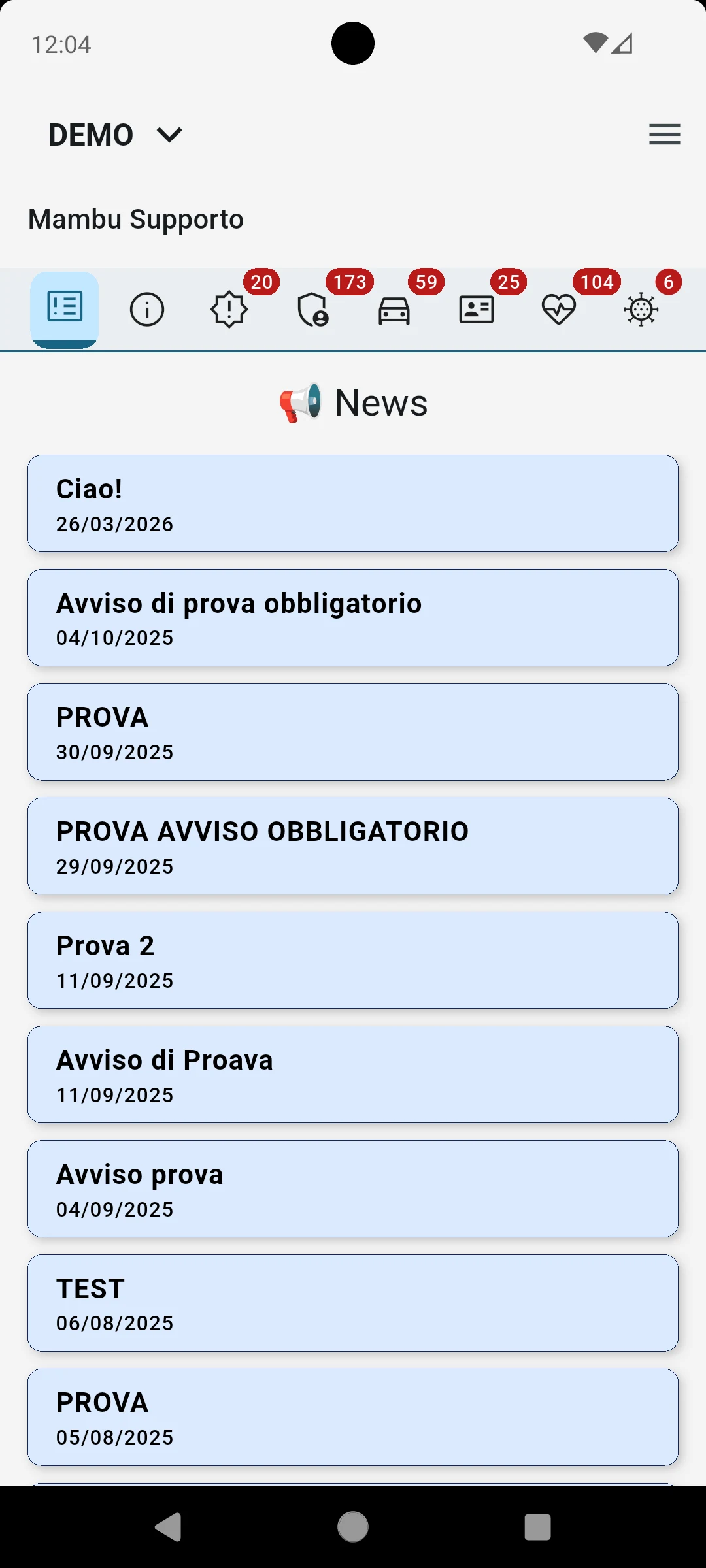 MAMBU screenshot